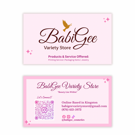 Customize Double-Sided Business Cards Template #2