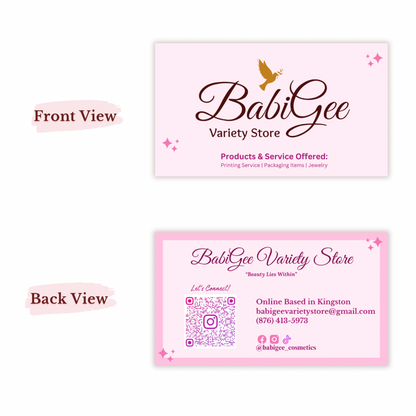 Customize Double-Sided Business Cards Template #2