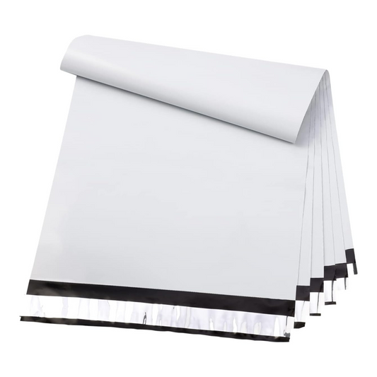 6x9 White Poly Mailer Bags