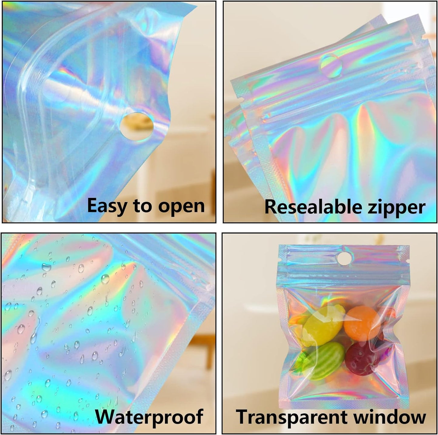 3x4 Holographic Bags