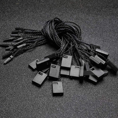 Black Hang Tag Nylon String