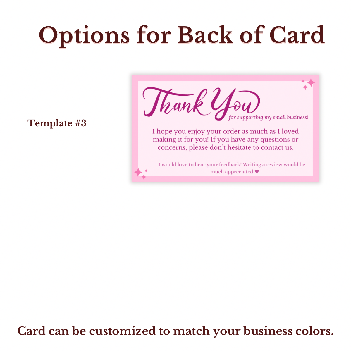 Customize Double-Sided Business Cards Template #2