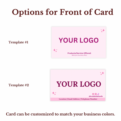 Customize Double-Sided Business Cards Template #2