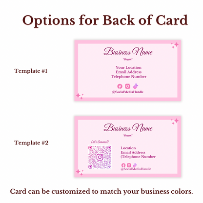 Customize Double-Sided Business Cards Template #2