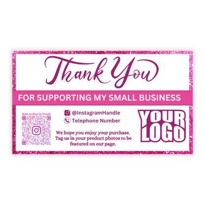 Customize Thank You Cards with FREE Template