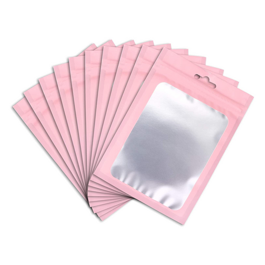 4x6 Light Pink Holographic Bags