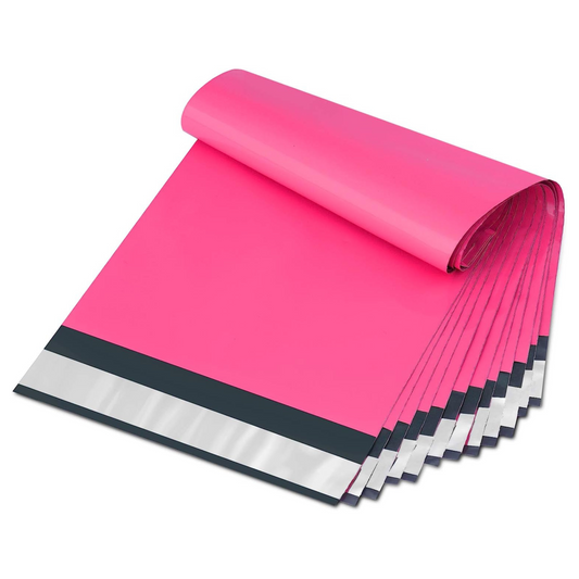 6x9 Hot Pink Poly Mailer Bags