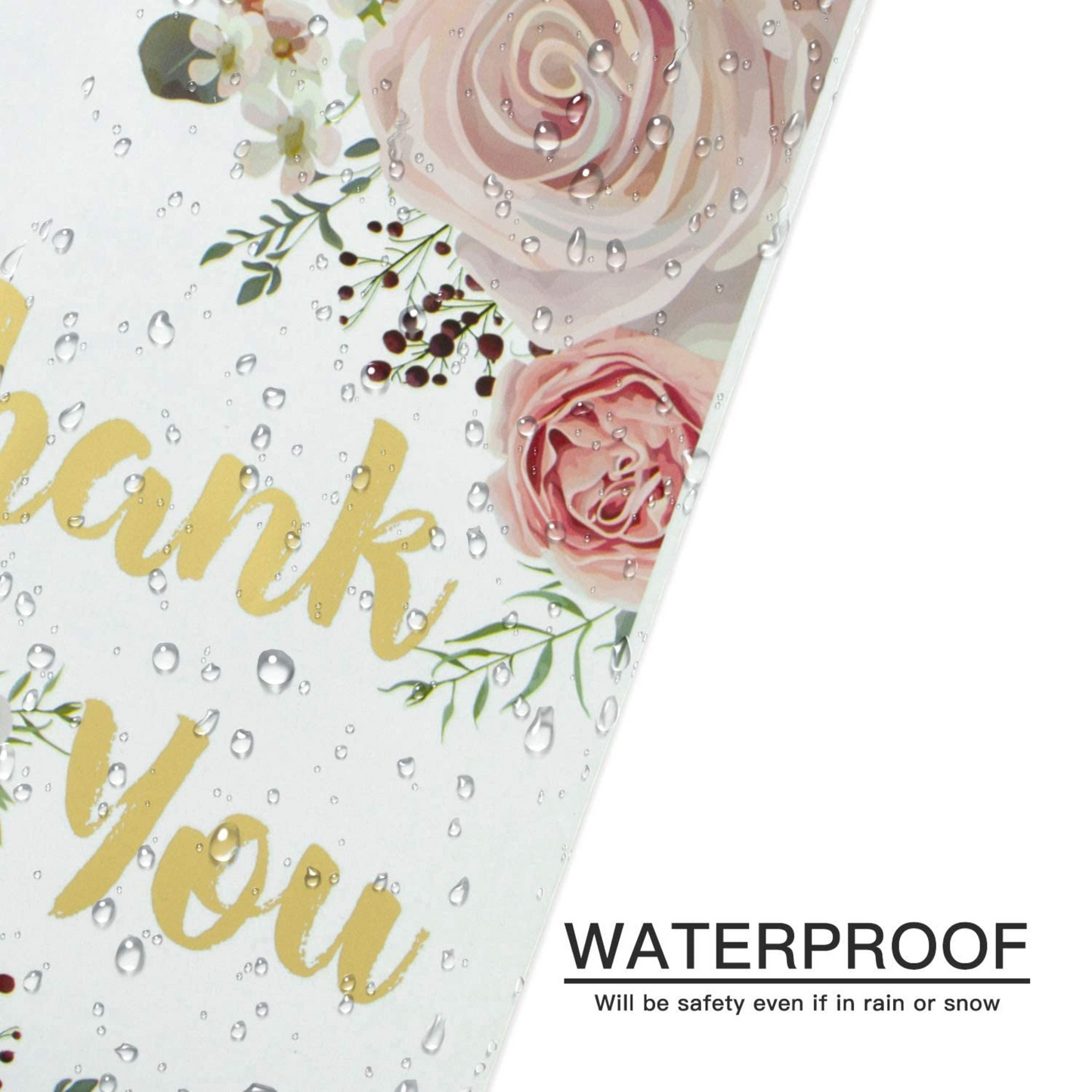 6x9 Thank You Flowers Poly Mailer Bags