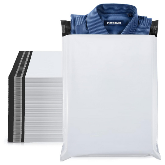 10x13 White Poly Mailer Bags