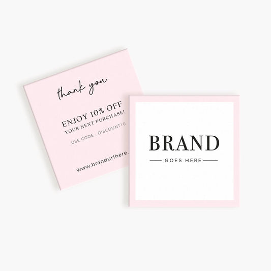 Customize Square Business Cards