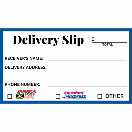 Delivery Slip Stickers