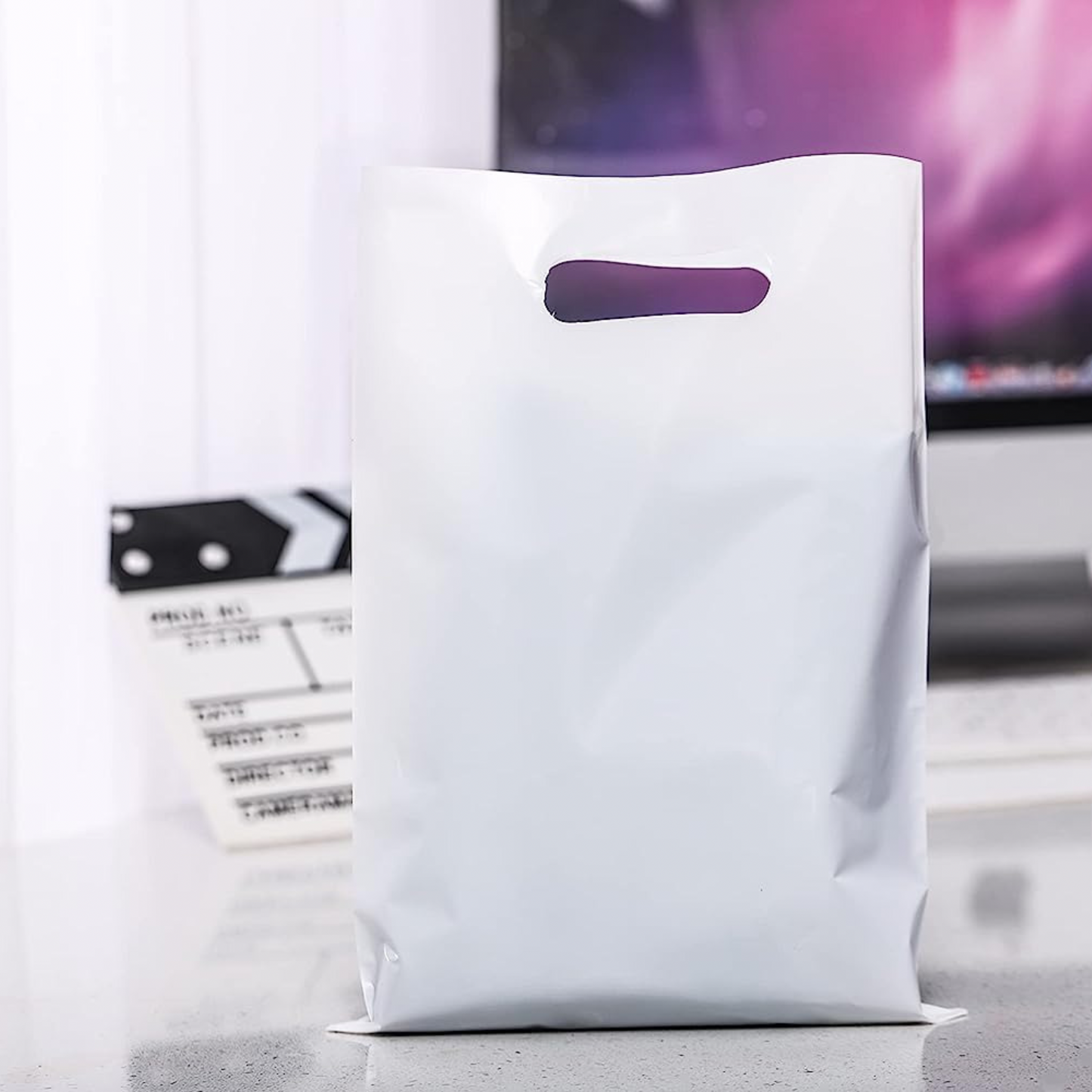 10x15 White Merchandise Bags (2.5 Mil Thick)