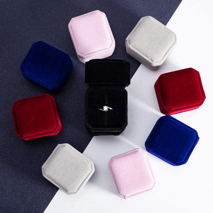 Velvet Jewelry Ring Box