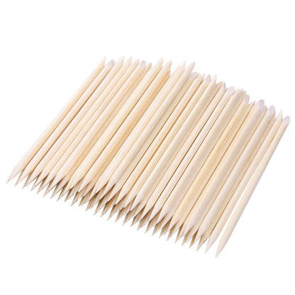 15pcs Wooden Cuticle Sticks