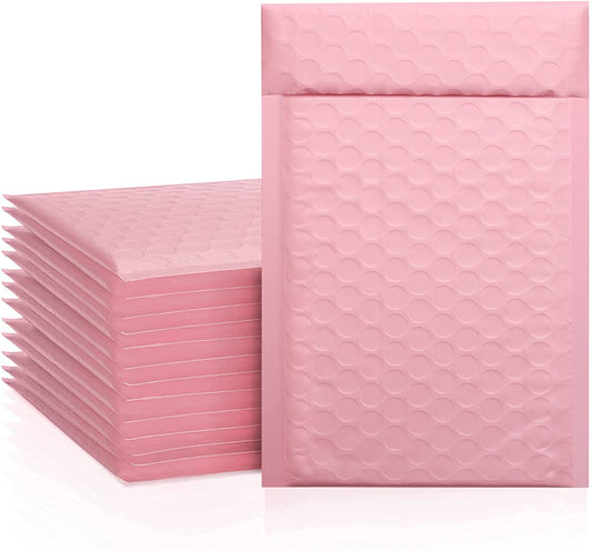 4x8 Light Pink Bubble Mailer Envelope