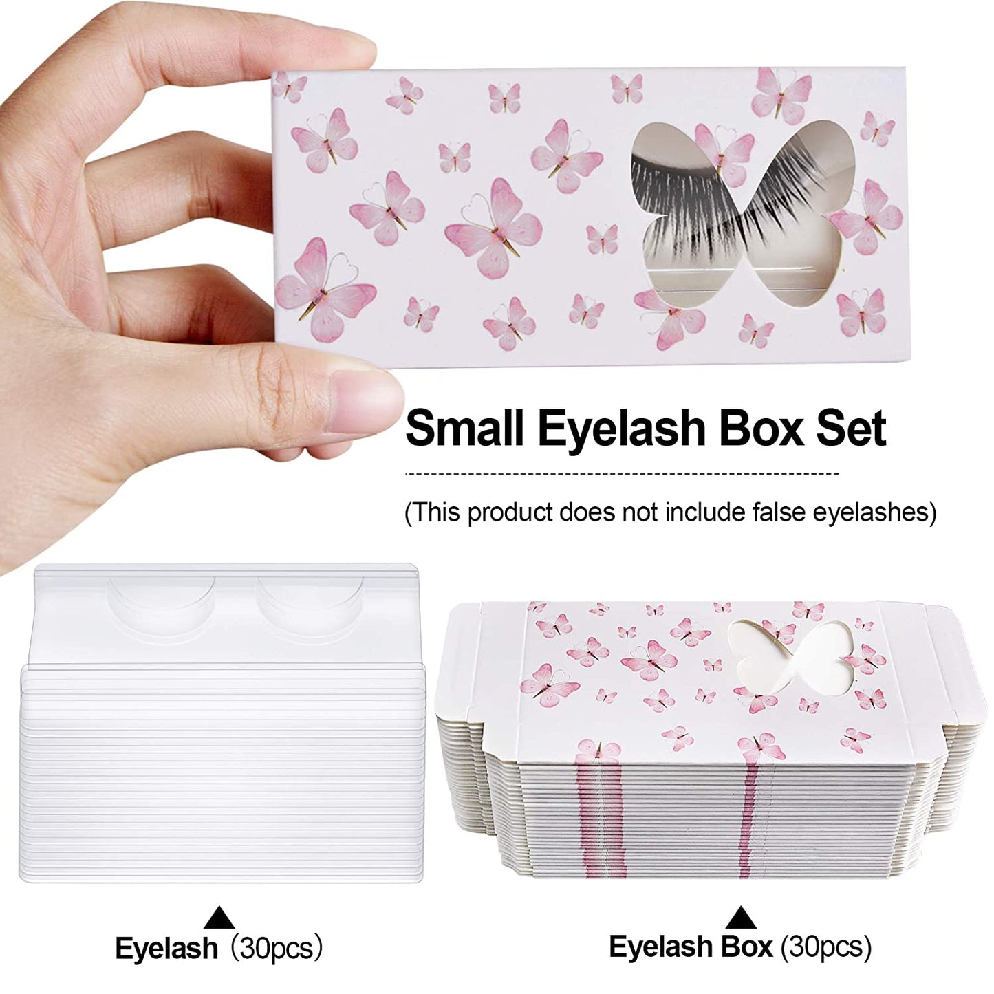 5pcs Eyelash Packaging Box with Tray - Type #2