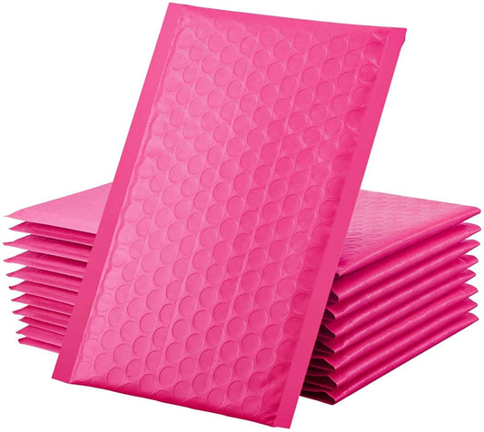 4x8 Hot Pink Bubble Mailer Envelope
