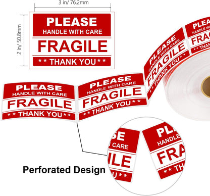 Fragile Stickers - 20pcs