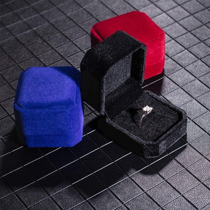 Velvet Jewelry Ring Box