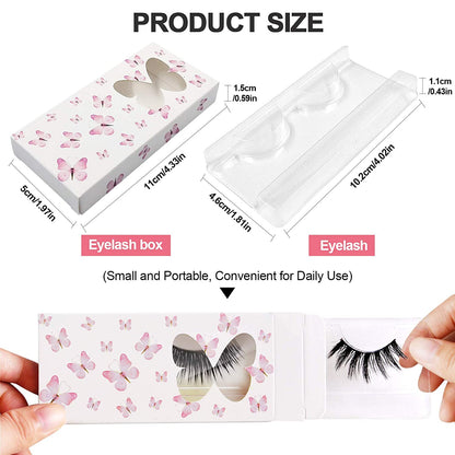 5pcs Eyelash Packaging Box with Tray - Type #2