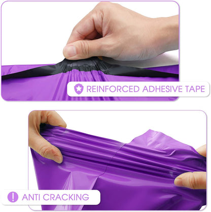 6x9 Purple Poly Mailer Bags