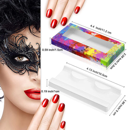 5pcs Eyelash Packaging Box with Tray - Type #1