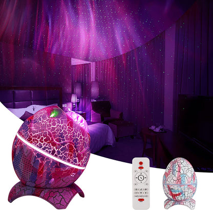 Dinosaur Egg Star Galaxy Projector & Bluetooth Speaker