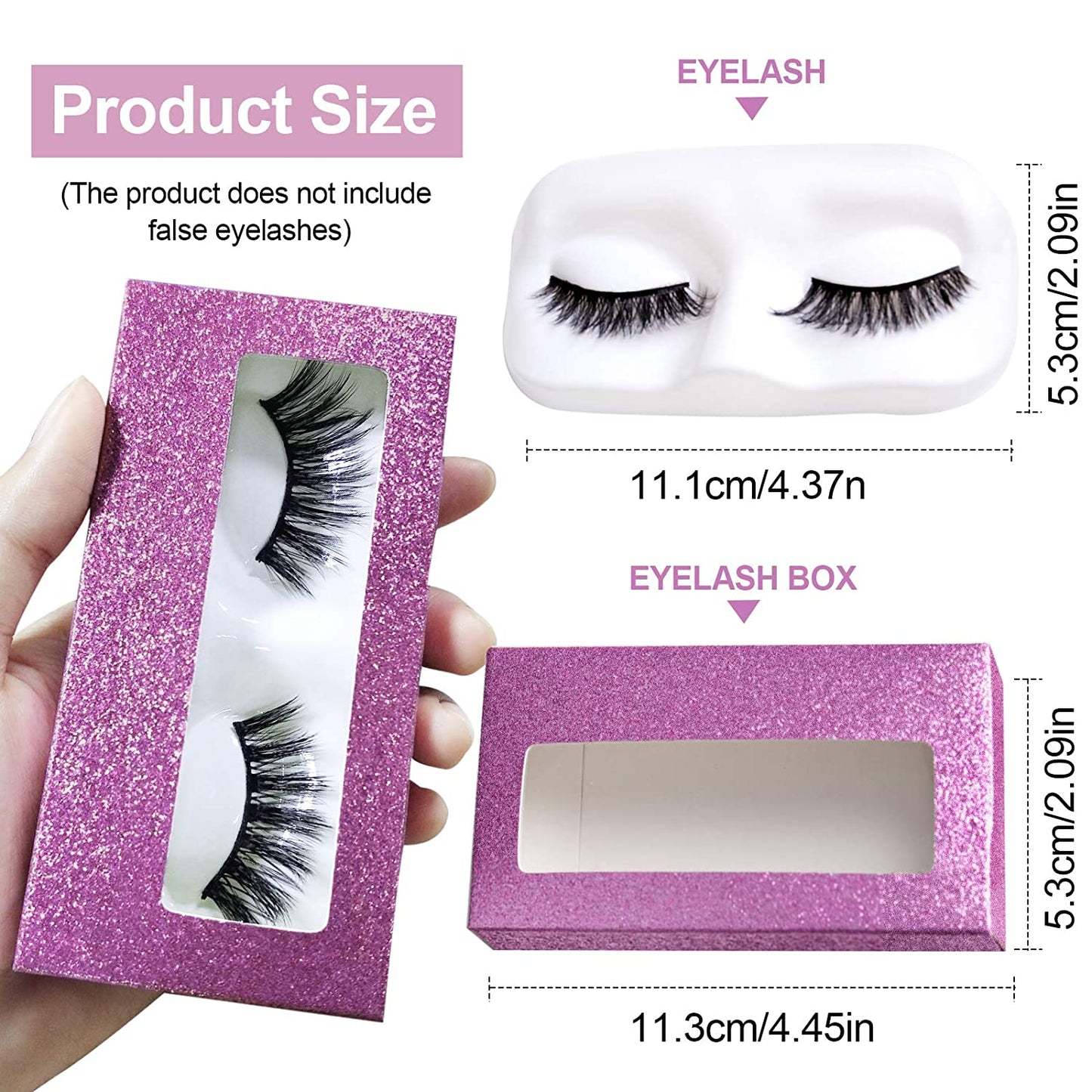 5pcs Eyelash Packaging Box with Tray - Type #3