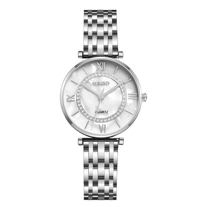 Vansvar Luxury Stainless Steel Watch for Women