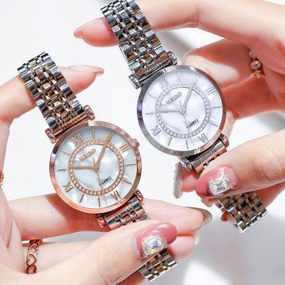 Vansvar Luxury Stainless Steel Watch for Women