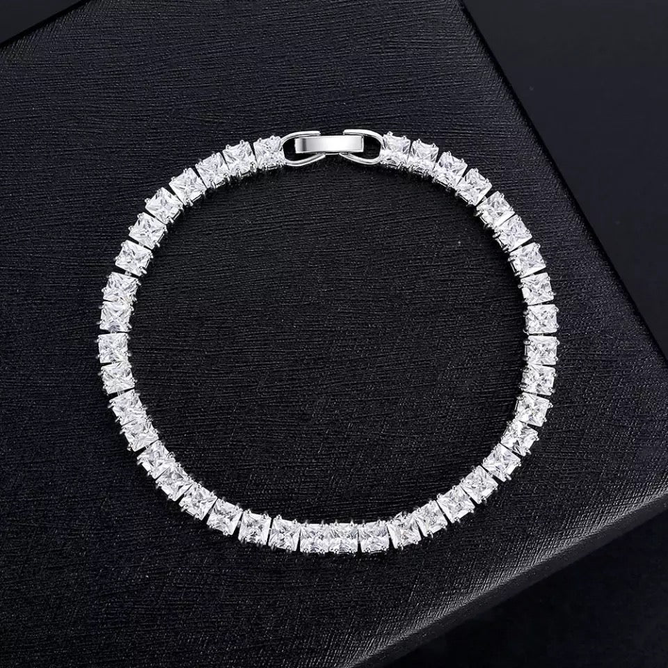 3mm Cubic Zirconia Tennis Bracelet (#S5461)