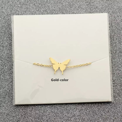 Charm Butterfly Stainless Steel Necklace