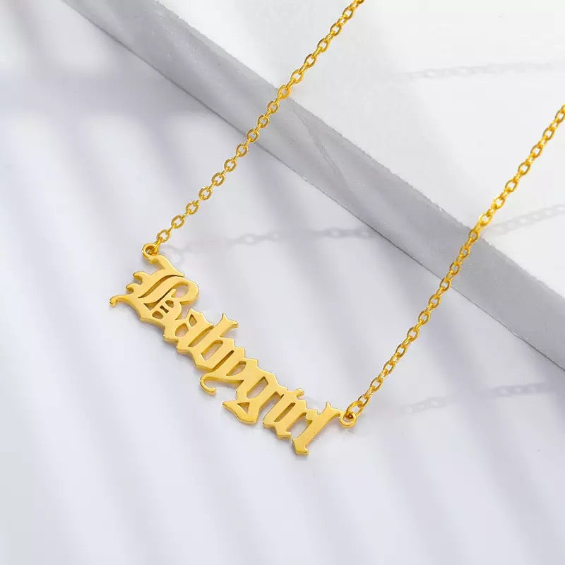 Babygirl Stainless Steel Necklace