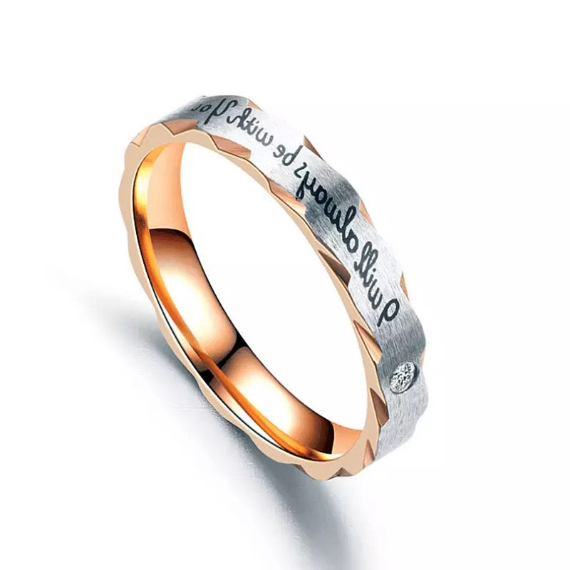 I Will Always Be With You Couples Ring for Women