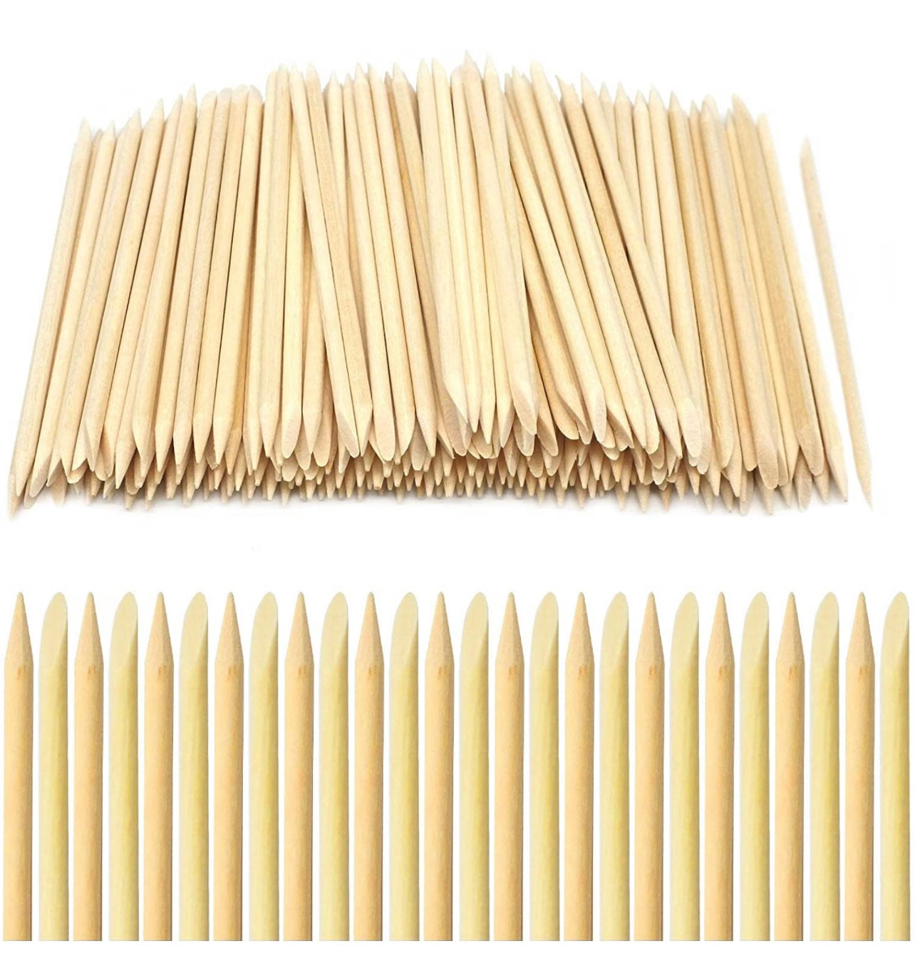 15pcs Wooden Cuticle Sticks