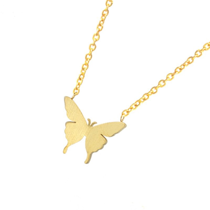 Charm Butterfly Stainless Steel Necklace