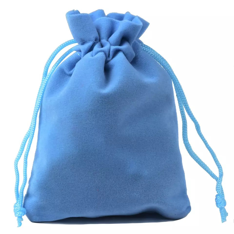 3.5x5 Velvet Drawstring Pouches