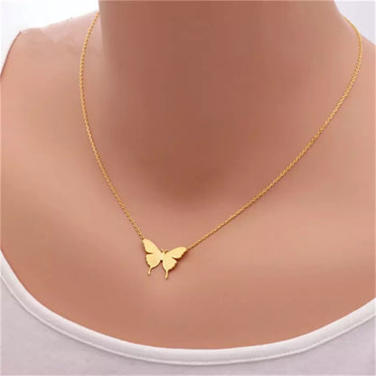 Charm Butterfly Stainless Steel Necklace