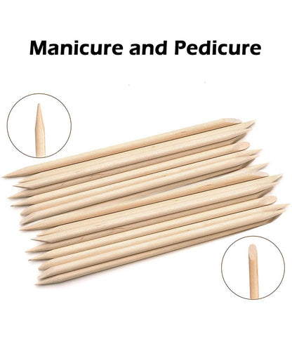 15pcs Wooden Cuticle Sticks