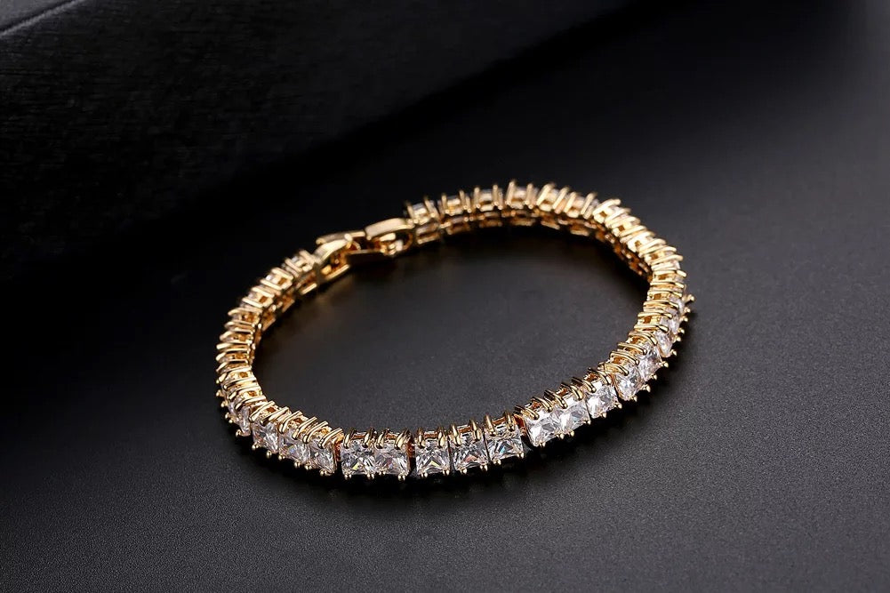 3mm Cubic Zirconia Tennis Bracelet (#S5461)