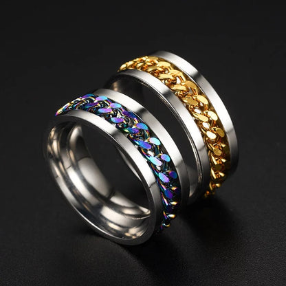 Spinner Stainless Steel Rings