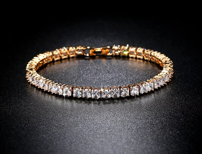 3mm Cubic Zirconia Tennis Bracelet (#S5461)