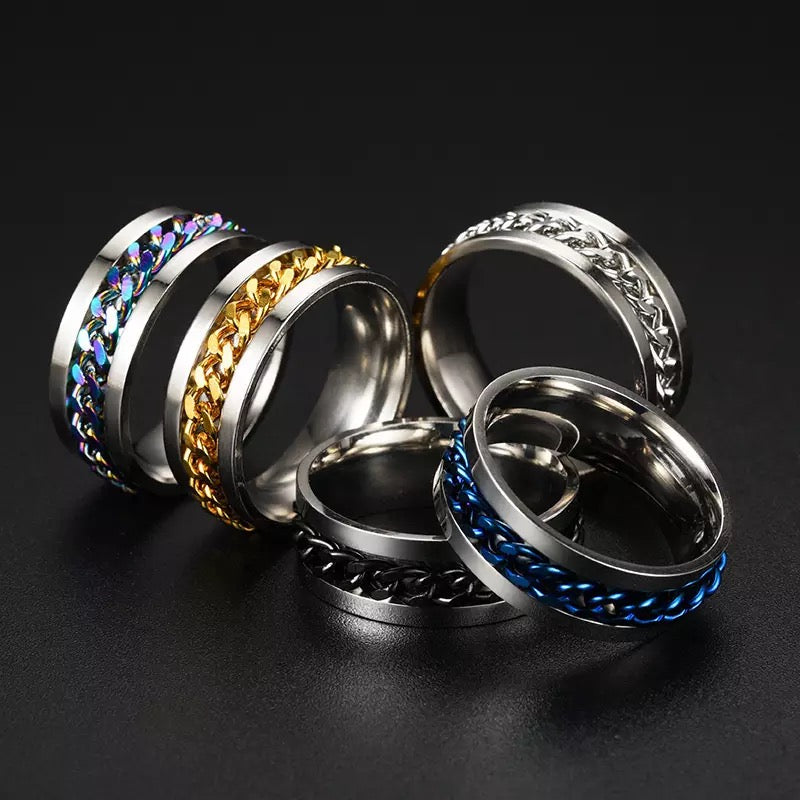 Spinner Stainless Steel Rings