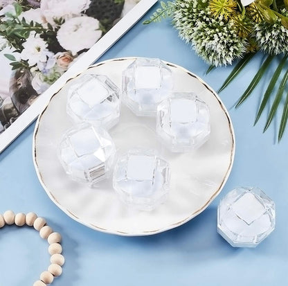 Transparent Crystal Ring Box