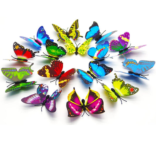 3D PVC Simulation Butterfly Wall Stickers
