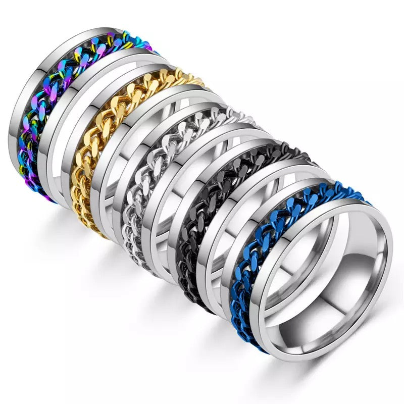 Spinner Stainless Steel Rings